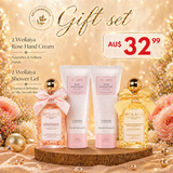 GIFT SET - COMBO 2 Weilaiya Shower Gel 60ml & 2 Rose Moonlight Hand Cream