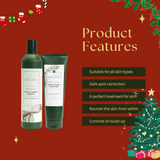 CHRISTMAS GIFT BOX -  GINGER HAIR SHAMPOO CONDITIONER SET & GINGER HAIR ROOT ESSENCE