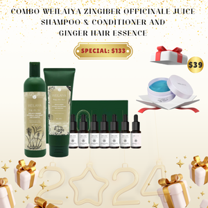 Combo Weilaiya Zingiber Officinale Juice shampoo & conditioner and Ginger hair essence AND SPECIAL GIFT $39