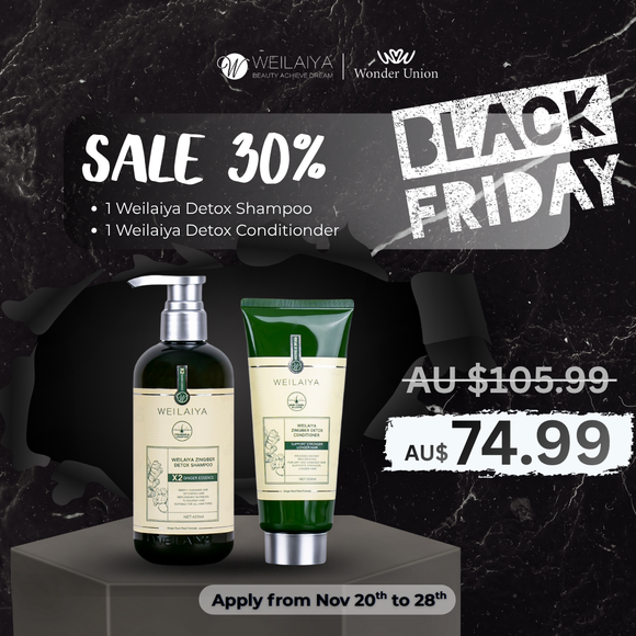 BLACK FRIDAY 💥 Weilaiya Detox Shampoo & Conditioner