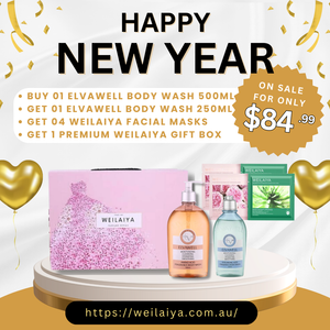 ELVAWELL BODY WASH 500ML + ELVAWELL BODY WASH 250ML