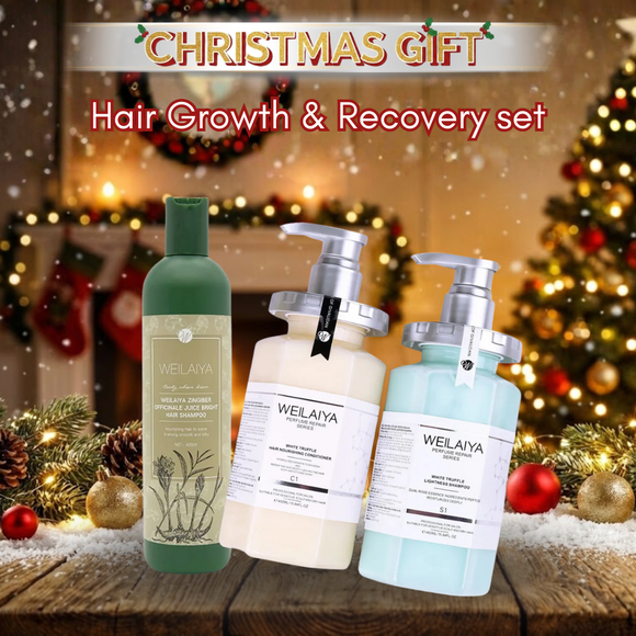 [SALE 15%] Weilaiya Combo For Hair Growth And Repair Damaged Hair & 2 FREE travel-size 60ml Shower Gel