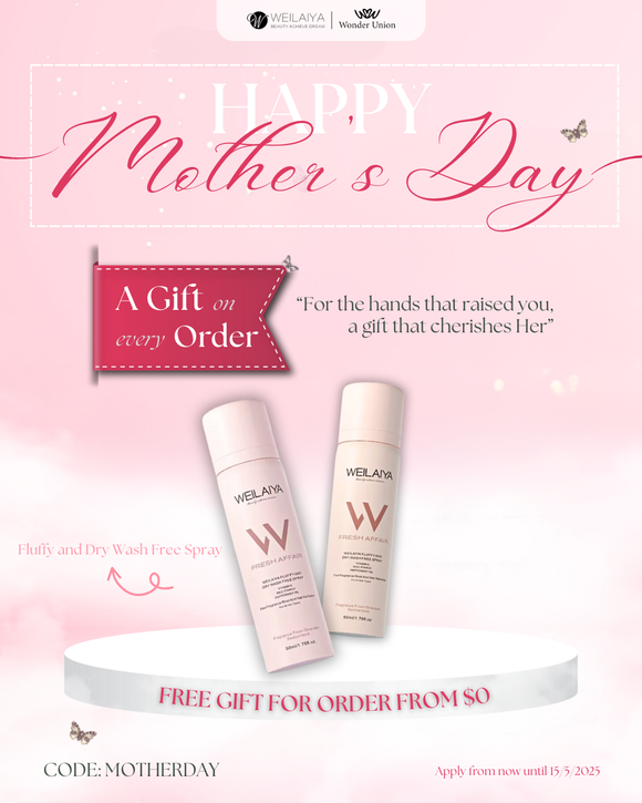 [This is FREE!] Weilaiya Fluffy and Dry Wash Free Spray / Dry Shampoo