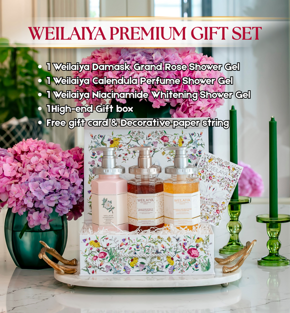 GIFT SET - Set 3 Weilaiya Shower Gels & Gift Box