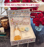 GIFT SET - Weilaiya Shower Gel 450ml & mini White Truffle Shampoo & Conditioner & Gift Box