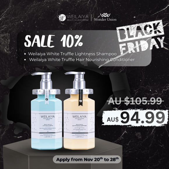 BLACK FRIDAY 💥 Weilaiya White Truffle Shampoo & Conditioner