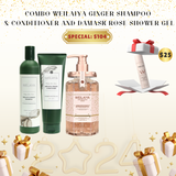 Combo Weilaiya Ginger shampoo & conditioner and Damask rose shower gel AND SPECIAL GIFT $25