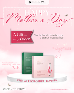 [This is FREE!] WEILAIYA Rose Essence Whitening And Anti-aging Facial Mask - 28ml*10pcs