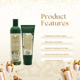 Combo Weilaiya Zingiber Officinale Juice shampoo & conditioner and Ginger hair essence AND SPECIAL GIFT $39