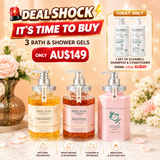 Combo 3 bottles of Weilaiya Shower Gel - FREE GIFT ELVAWELL SHAMPOO SET 500ML value AU$69