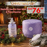 GIFT SET - Weilaiya X2 Keratin Gloss Hair Mask & Hair Steamer
