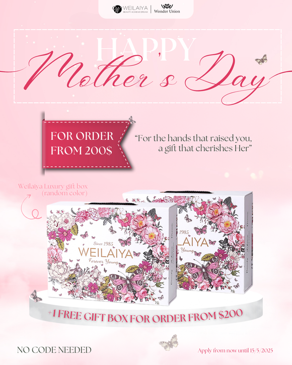 [This is FREE!] WEILAIYA PINK GIFT BOX WITH GREETTING CARD