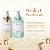 Combo Weilaiya White Truffle Hair Repair Shampoo & Conditioner and Damask Rose Shower Gel AND SPECIAL GIFT $39