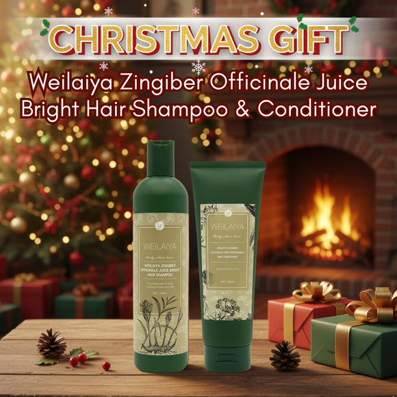 [SALE 30%] Weilaiya Zingiber Officinale Juice Bright Hair Shampoo & Conditioner Set [For dry hair]