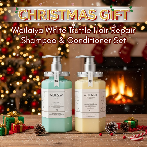 [SALE 15%] Weilaiya White Truffle Hair Repair Shampoo & Conditioner Set