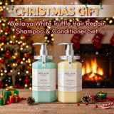 [SALE 15%] Weilaiya White Truffle Hair Repair Shampoo & Conditioner Set