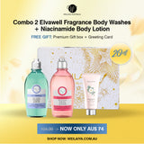 SALE 30% - 𝐀𝐔$ 𝟕𝟒🩵COMBO 2 Elvawell Body Washes 250ml & 1 Body Lotion