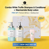 SALE 25% - 𝐀𝐔$𝟏𝟒𝟗 🩵 COMBO White Truffle Haircare & 1 Body Lotion