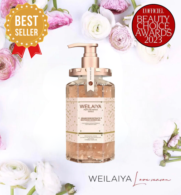 Damask Weilaiya Grand Rose Extracts whitening shower gel 450ml