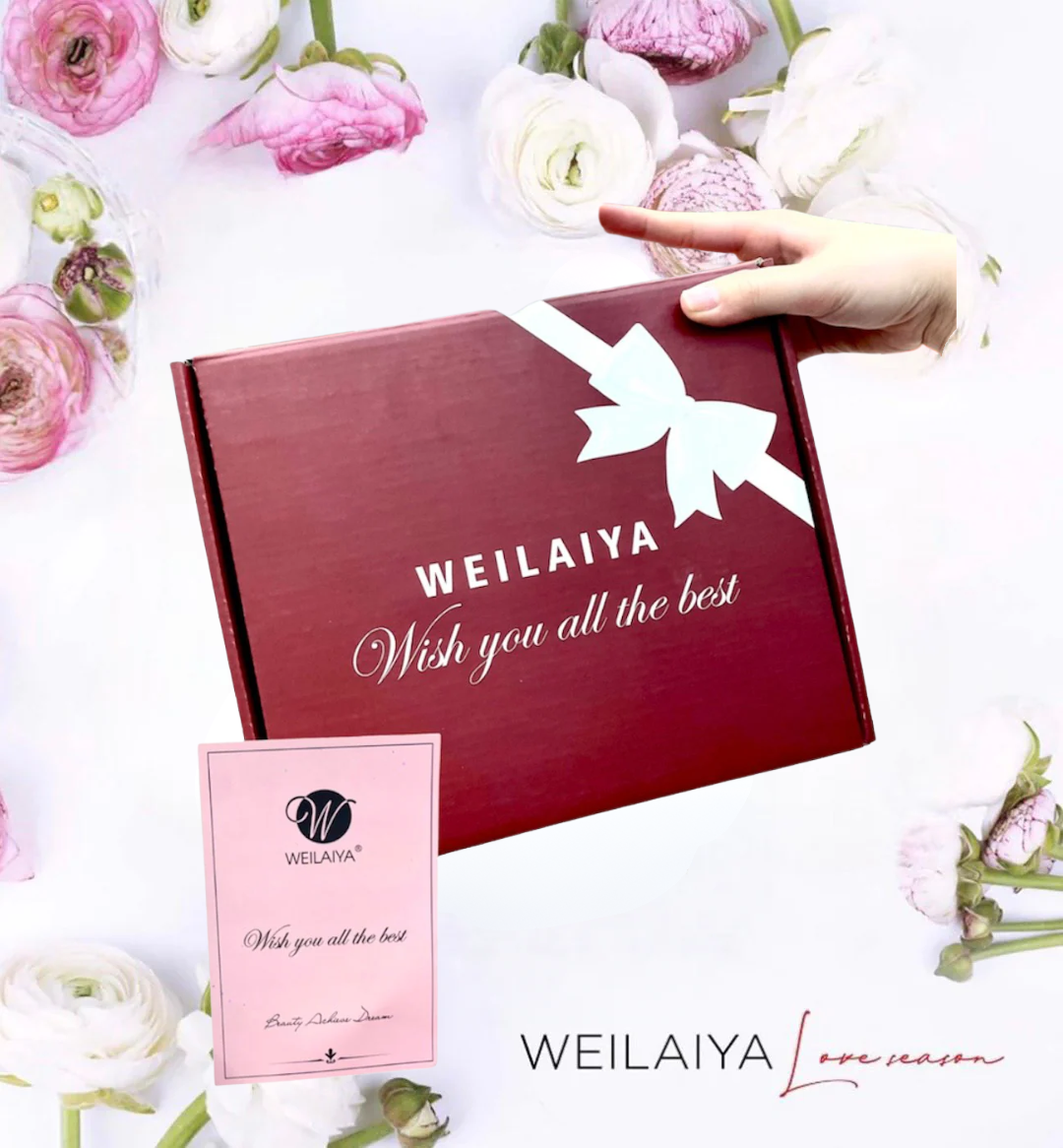 WEILAIYA RED GIFT BOX WITH GREETTING CARD – Weilaiya Australia