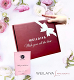 WEILAIYA RED GIFT BOX WITH GREETTING CARD
