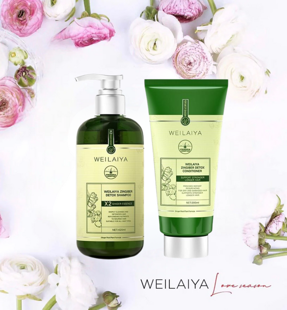 Weilaiya Zingiber Detox Shampoo & Conditioner for hair growth