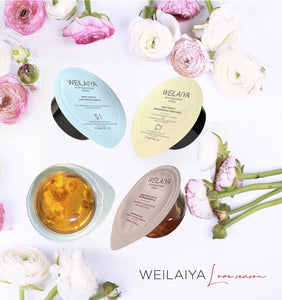 [Mini Combo] Weilaiya White Truffle Hair Repair Shampoo & Grand Rose Extract Whitening Shower Gel